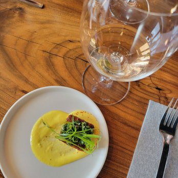 Caprio Cellars - Chickpea fritter - Wineries Near Me - Walla Walla, Washington