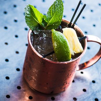 Yard House - Enjoy one of three refreshing mules from our menu: Moscow, Grey Goose Strawberry and Hawaiian. - New American Near Me - Phoenix, Arizona Yard House - Enjoy one of three refreshing mules from our menu: Moscow, Grey Goose Strawberry and Hawaiian. - New American Near Me - Phoenix, Arizona