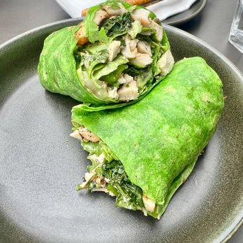 Parakeet Cafe - Newport Beach - Chicken Caesar salad wrap was delicious! - Coffee & Tea Near Me - Newport Beach, California
