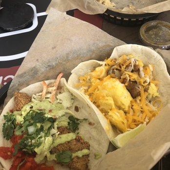 Torchy's Tacos - Catfish and breakfast taco. YUM! - Tacos Near Me - Austin, Texas Torchy's Tacos - Catfish and breakfast taco. YUM! - Tacos Near Me - Austin, Texas