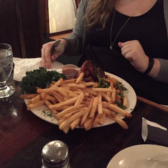 Fireside - Roasted chicken w/ a side of fries that could feed a village:) - Bars Near Me - Chicago, Illinois