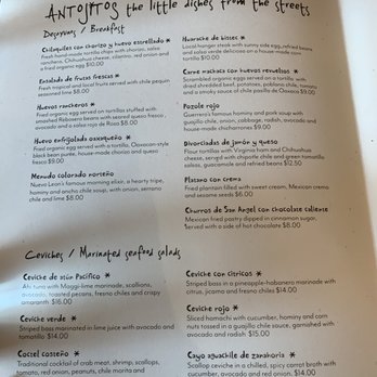Oyamel - Menu - Mexican Near Me - Washington, DC, District of Columbia