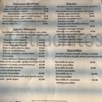 Catrachitos Restaurant - the menu - Latin American Near Me - Washington, DC, District of Columbia