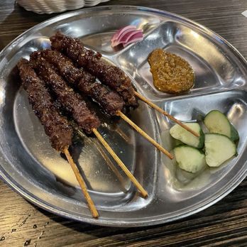 John 3:16 Malaysian Delights - Beef satay, love it! Tender and tasty - Malaysian Near Me - Vancouver, British Columbia John 3:16 Malaysian Delights - Beef satay, love it! Tender and tasty - Malaysian Near Me - Vancouver, British Columbia