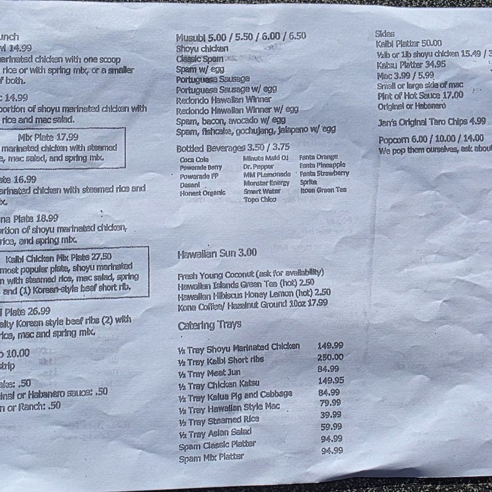 Aloha Catering - Menu - Barbeque Near Me - Los Angeles, California Aloha Catering - Menu - Barbeque Near Me - Los Angeles, California