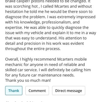 Mcarter’s Mobile Mechanic - Auto Repair Near Me