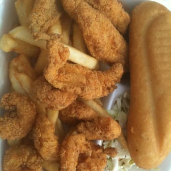 Tramonte's Meat & Seafood - The fish and shrimp plate to go. That fried bread is awesome. - Meat Shops Near Me - Baton Rouge, Louisiana Tramonte's Meat & Seafood - The fish and shrimp plate to go. That fried bread is awesome. - Meat Shops Near Me - Baton Rouge, Louisiana