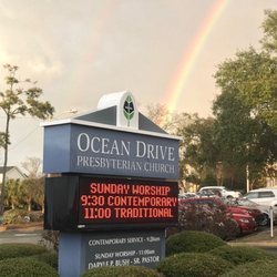 Ocean Drive Presbyterian Church - ODPC sign