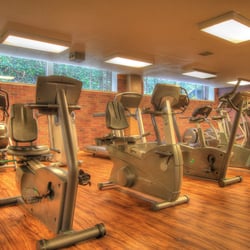The Seattle Gym - The Seattle Gym Cardio on the main floor with Life Fitness 30 degree treadmills