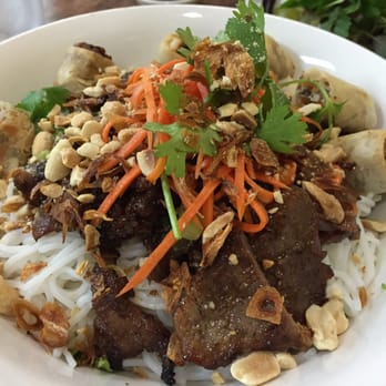 Pho 89 - Bun Cha gio with amazing bbq pork - Vietnamese Near Me - Houston, Texas