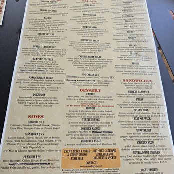 Bonfire - Menu - Sports Bars Near Me - Tempe, Arizona