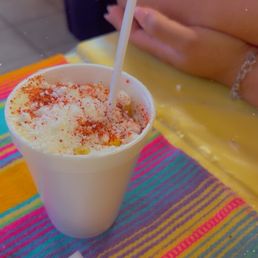 Elote in a cup Elote in a cup
