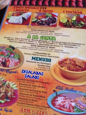 Menu photo 7 El Michoacano Fresno, CA