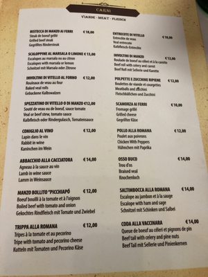 Menu photo 1 Da Gino al Parlamento Rome, RM
