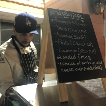 ChefBoyAlbe Taco Catering - Menu for the night. - Caterers Near Me