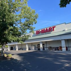 Bi-Mart - Front of the store.