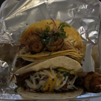 Grab N Go Tacos - Woodforest - Baja Shrimp, TX BBQ and Pepe Beef Fajita Tacos - Tacos Near Me - Montgomery, Texas