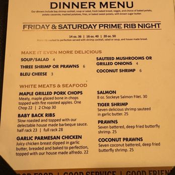 The Pine Room - Menu May 2026 - Cocktail Bars Near Me - Burns, Oregon The Pine Room - Menu May 2026 - Cocktail Bars Near Me - Burns, Oregon