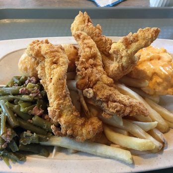 Captain D's - Catfish feast with fries green beans and fries - Seafood Near Me - Beckley, West Virginia Captain D's - Catfish feast with fries green beans and fries - Seafood Near Me - Beckley, West Virginia