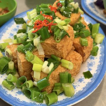 Mắm - Crispy fried tofu tossed in a fragrant scallion fish sauce - Vietnamese Near Me - New York, New York