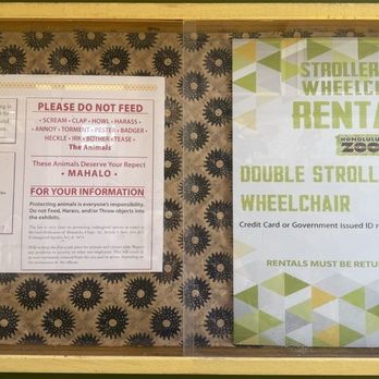 Honolulu Zoo - You can rent a double stroller or wheelchair...awesome! - Zoos Near Me - Honolulu, Hawaii