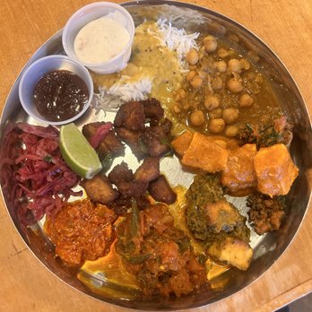 Chai Pani - buffet lunch plate - Indian Near Me - Decatur, Georgia
