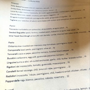 La Chitarra - RunDown - Pasta Shops Near Me - Bronxville, New York