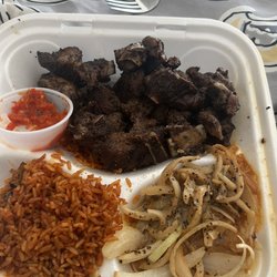 Africa Restaurant And Lounge - Lamb & jollof rice