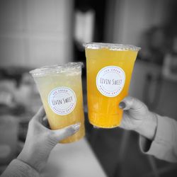 Livin Sweet - Pear Juice and Mango passionfruit juice @whaevaeats