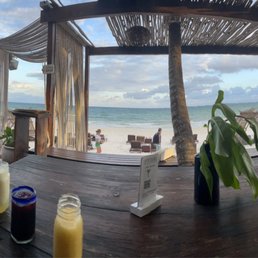 Restaurant's ocean view