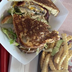 Cali Melt with added bacon