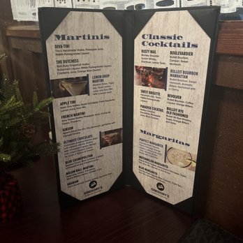 Gregory’s Steak & Seafood Grille - Cocktail menu - Seafood Near Me - Cocoa Beach, Florida
