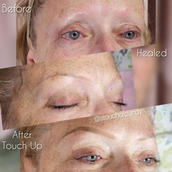 A Touch of Claridy - Nanostroke Permenant Eyebrows lasts up to 4 years.  No need to draw eyebrows anymore! Minimal discomfort.