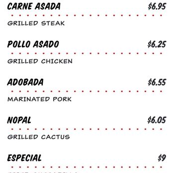 Los Tacos No 1 - Menu - Tacos Near Me - New York, New York Los Tacos No 1 - Menu - Tacos Near Me - New York, New York
