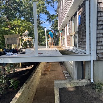 Robert Home & Yard Improvement - Deck work in progress. - General Contractors Near Me