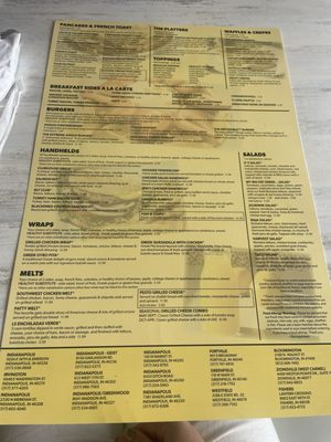 Menu photo 3 Lincoln Square Pancake House Fishers, IN