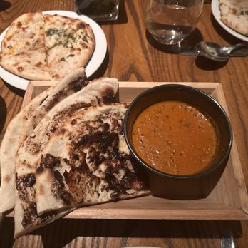 Indian Accent - Black Dal with Black Garlic Naan - Indian Near Me - New York, New York Indian Accent - Black Dal with Black Garlic Naan - Indian Near Me - New York, New York