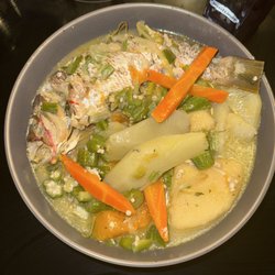 Steam Steam Fish, steam veg, bammy