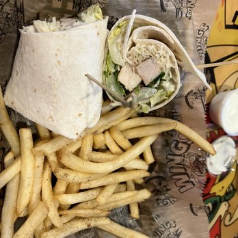 Wings Etc - Chicken Caesar Wrap - Sports Bars Near Me - Kalamazoo, Michigan