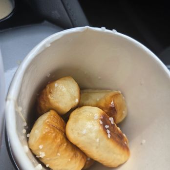 Swig - Pretzel bites - and they have a white cheese dip, too - Desserts Near Me - Hurst, Texas