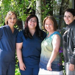 Nancy Huynh, DDS - Meet Our Staff! (from left to right) Shara- RDA, Jennifer-DA, Dr. Nancy Huynh & Tiffany-Office Manager