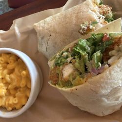 The 309 General - Chciken wrap wjrh mac and cheese