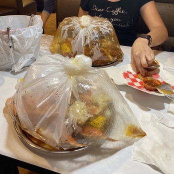 Yummy Crab - 2. 1 Lb. Snow Crab and 1 Lb. Shrimp Seafood Combo 6. 1 Lb. Crawfish and1 Lb. Snow Crab Seafood Combo Fried Calamari - Seafood Near Me - Gastonia, North Carolina