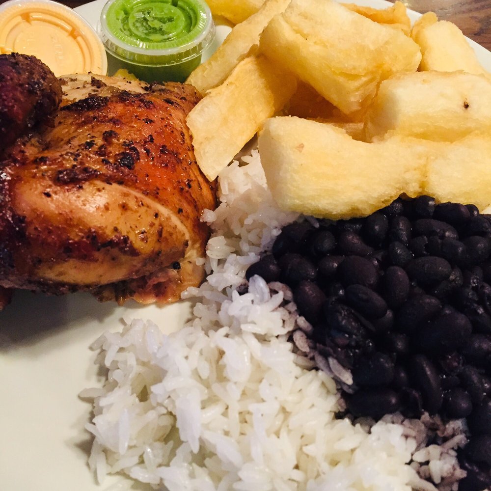 Don Pollo - 1/4 chicken with rice and beans and yucca. - Latin American Near Me - Gaithersburg, Maryland Don Pollo - 1/4 chicken with rice and beans and yucca. - Latin American Near Me - Gaithersburg, Maryland