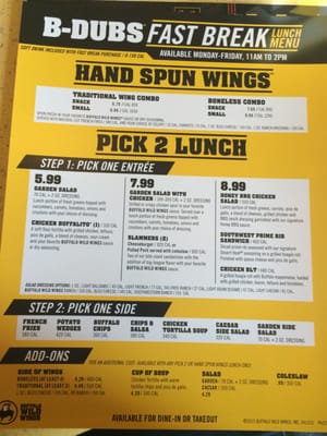 Menu photo 5 Buffalo Wild Wings Brea, CA