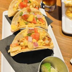 The Break Room - Ahi fish tacos with sweet salsa
