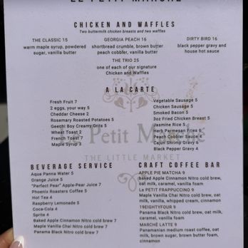 Le Petit Marché - Menu - Breakfast & Brunch Near Me - Atlanta, Georgia
