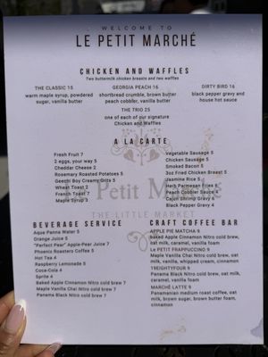 Menu photo 1 Le Petit Marché Atlanta, GA