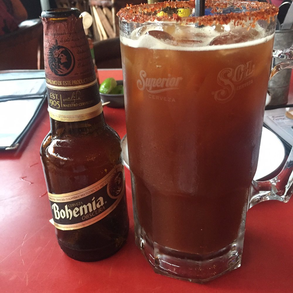Cervecería Unión - Micheladas with clamato, very good ! - Beer Bar Near Me - Puerto Vallarta, JAL
