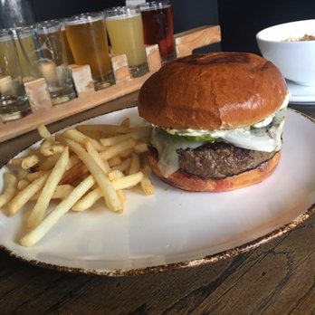 Forbidden Root - The Burger & Beer Flight - Brewpubs Near Me - Chicago, Illinois